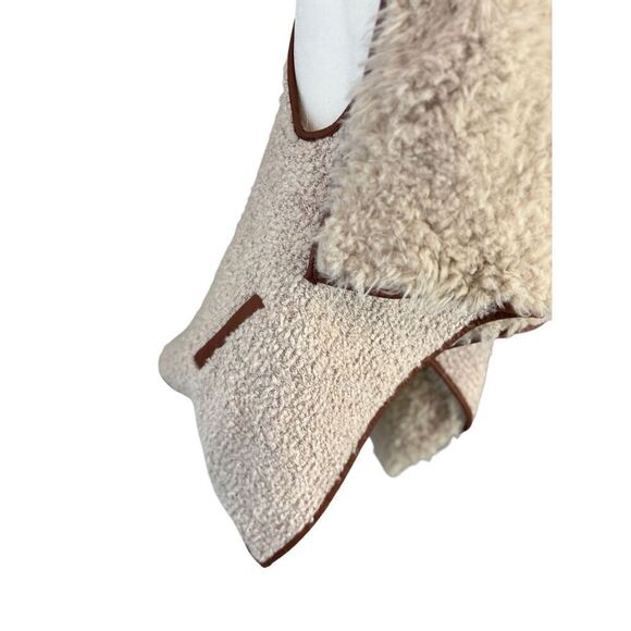 Love Tree faux fur and Sherpa open front vest - M - Picture 2 of 8